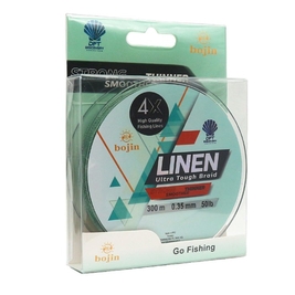 DFT Bojin 4X Linen İp Misina 0.35 mm 300 m Yeşil - Thumbnail