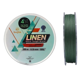 DFT Bojin 4X Linen İp Misina 0.35 mm 300 m Yeşil - Thumbnail