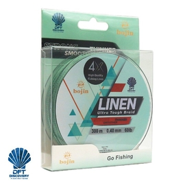 DFT - DFT Bojin 4X Linen İp Misina 0.40 mm 300 m Yeşil