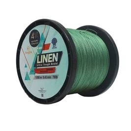 DFT Bojin 4X Linen İp Misina 0.45 mm 1000m Yeşil - Thumbnail