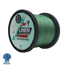 DFT - DFT Bojin 4X Linen İp Misina 0.50 mm 1000m Yeşil