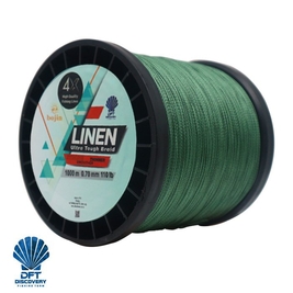 DFT - DFT Bojin 4X Linen İp Misina 0.70 mm 1000m Yeşil