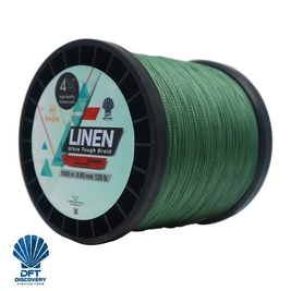 DFT - DFT Bojin 4X Linen İp Misina 0.80 mm 1000m Yeşil