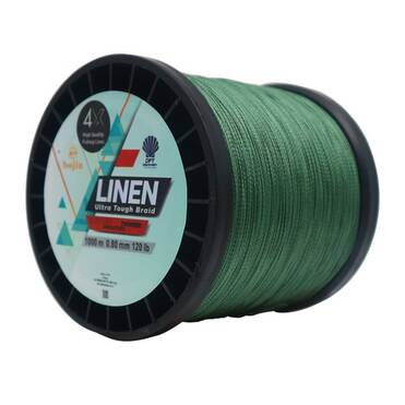 DFT Bojin 4X Linen İp Misina 0.80 mm 1000m Yeşil