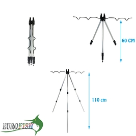 Eurofish Tripot 3120 Siyah - Thumbnail