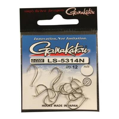 GAMAKATSU Hook LS-5314N (Nikel) 12P N/L