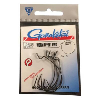 GAMAKATSU Worm Offset EWG No:4/0 Olta İğnesi 1/5