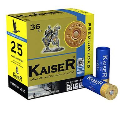 KAISER 12 Cal. 36 G. No: 3 Av Fişeği