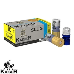 Kaiser - KAISER 12 Cal. Slug Tek Kurşun Av Fişeği