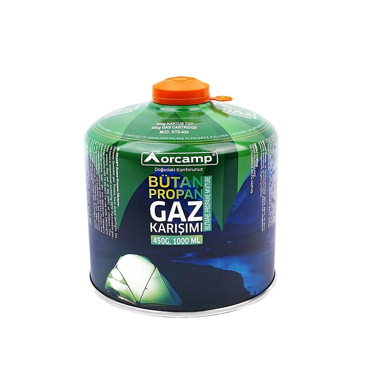 Orcamp 450 Gram Vidalı Gaz Kartuşu