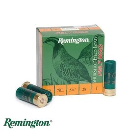 Remington Av Fişekleri - REMINGTON Field Load Keçe Tapa 12 Ga 28G. No:9