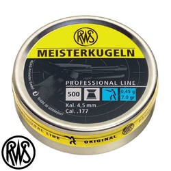 RWS Aır Gun Pellets - RWS Meister 4,5M 0,45G Havalı Saçma *500