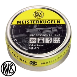 RWS Aır Gun Pellets - RWS Meister 4,5M 0,53G Havalı Saçma *250