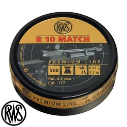 RWS Aır Gun Pellets - RWS R10 Match 4,5M 0,53G Havalı Saçma *500