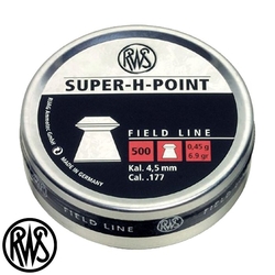 RWS Aır Gun Pellets - RWS Super-H-Point 4,5M 0,45G Havalı Saçma *500