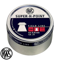 RWS Aır Gun Pellets - RWS Super-H-Point 6,35M 1,62G Havalı Saçma *200