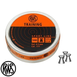 RWS Aır Gun Pellets - RWS Training 4,5M 0,53G Havalı Saçma *500