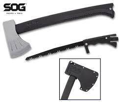 SOG F17N Backcountry Axe Balta ve Testere Seti