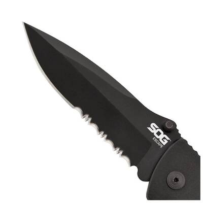 SOG FF-25 Escape Tırtıklı Çakı - Siyah