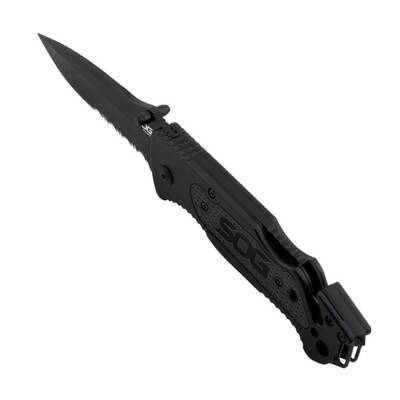 SOG FF-25 Escape Tırtıklı Çakı - Siyah