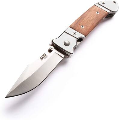 SOG FF-30 Fielder Ahşap Saplı Çakı