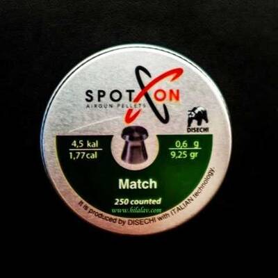 Spot On Match 4,5 mm 9.25 Grn Havalı Tüfek Saçması