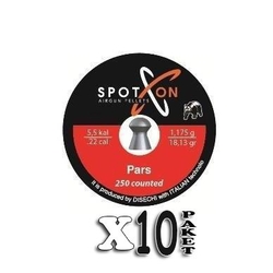 Spot On - Spot On Pars 5,5 mm 18,13 Grn 10 Paket Havalı Tüfek Saçması