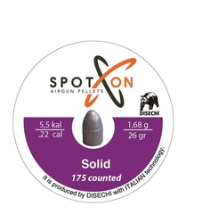 Spot On - Spot On Solid 5,5 mm 26 Grn Havalı Tüfek Saçması