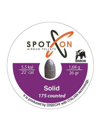 Spot On Solid 5,5 mm 26 Grn Havalı Tüfek Saçması