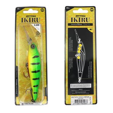 SPRO Ikiru Twitch Firetiger 10cm 18G Maket Yem 1/1