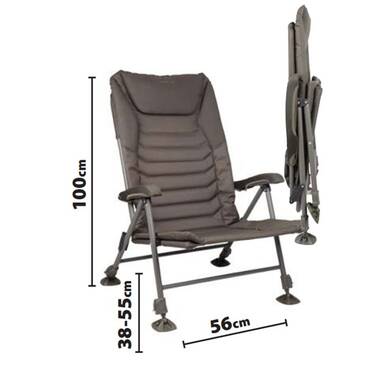 SPRO Lounger XL Kamp Sandalyesi - 150 kg