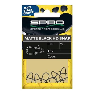 SPRO Matte Black HD #9,5mm Fırdöndü