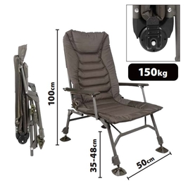 SPRO Throne 61 Kamp Sandalyesi - 150 kg - Thumbnail