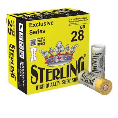 STERLING 12 Cal. 28 G. No: 7 Bior Tapa Av Fişeği