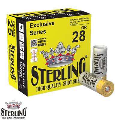 STERLING 12 Cal. 28 G. No: 8 Bior Tapa Av Fişeği