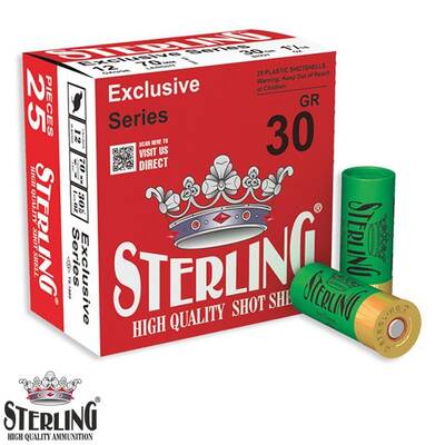 STERLING 12 Cal. 30 G. No: 6 Av Fişeği