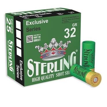 STERLING 12 Cal. 32 G. No: 02 Bior Tapa Av Fişeği