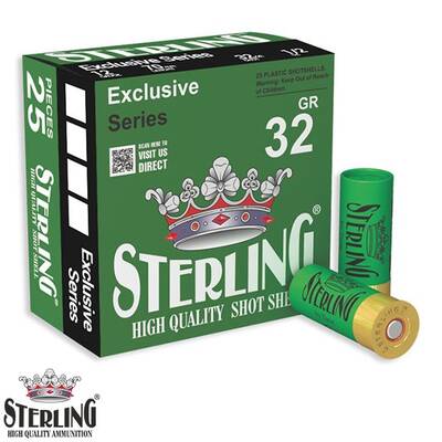 STERLING 12 Cal. 32 G. No: 10 Av Fişeği