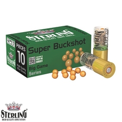 Sterling - STERLING 12 Cal. Super Buckshot-Şevrotin Av Fişeği