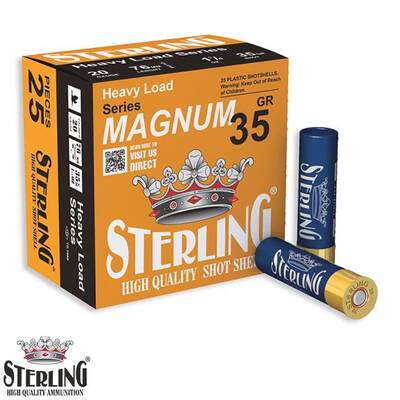 STERLING 20 Cal. Magnum 35 G. No: 5 Av Fişeği