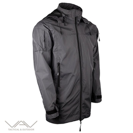 VAV Tactical & Outdoor - VAV 3TECH 01 Su-Rüzgar Geçirmez Mont Füme XXL