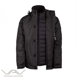 VAV Tactical & Outdoor - VAV 3TECH 02 Su Geçirmez Mont Çift Tar. Siyah XL