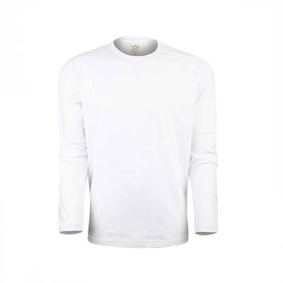 VAV Baseti-04 Uzun Kol Sweatshirt Beyaz L