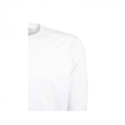 VAV Baseti-04 Uzun Kol Sweatshirt Beyaz L