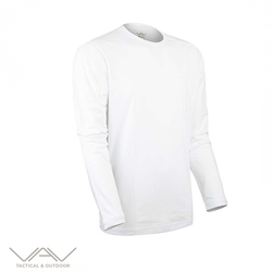 VAV Tactical & Outdoor - VAV Baseti-04 Uzun Kol Sweatshirt Beyaz XS