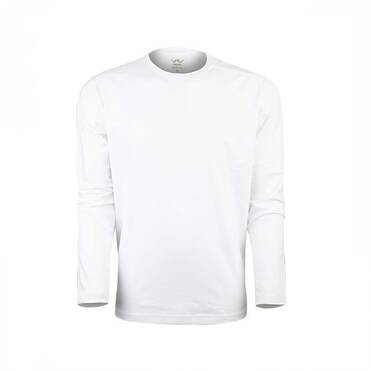 VAV Baseti-04 Uzun Kol Sweatshirt Beyaz XXL