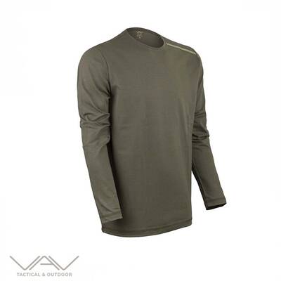 VAV Baseti-04 Uzun Kol Sweatshirt Haki XS