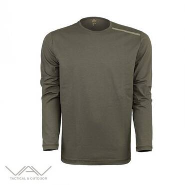 VAV Baseti-04 Uzun Kol Sweatshirt Haki XXL