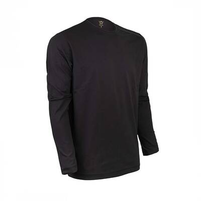 VAV Baseti-04 Uzun Kol Sweatshirt Siyah L