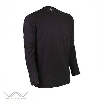 VAV Baseti-04 Uzun Kol Sweatshirt Siyah M